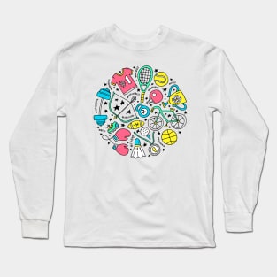 sport circle Long Sleeve T-Shirt